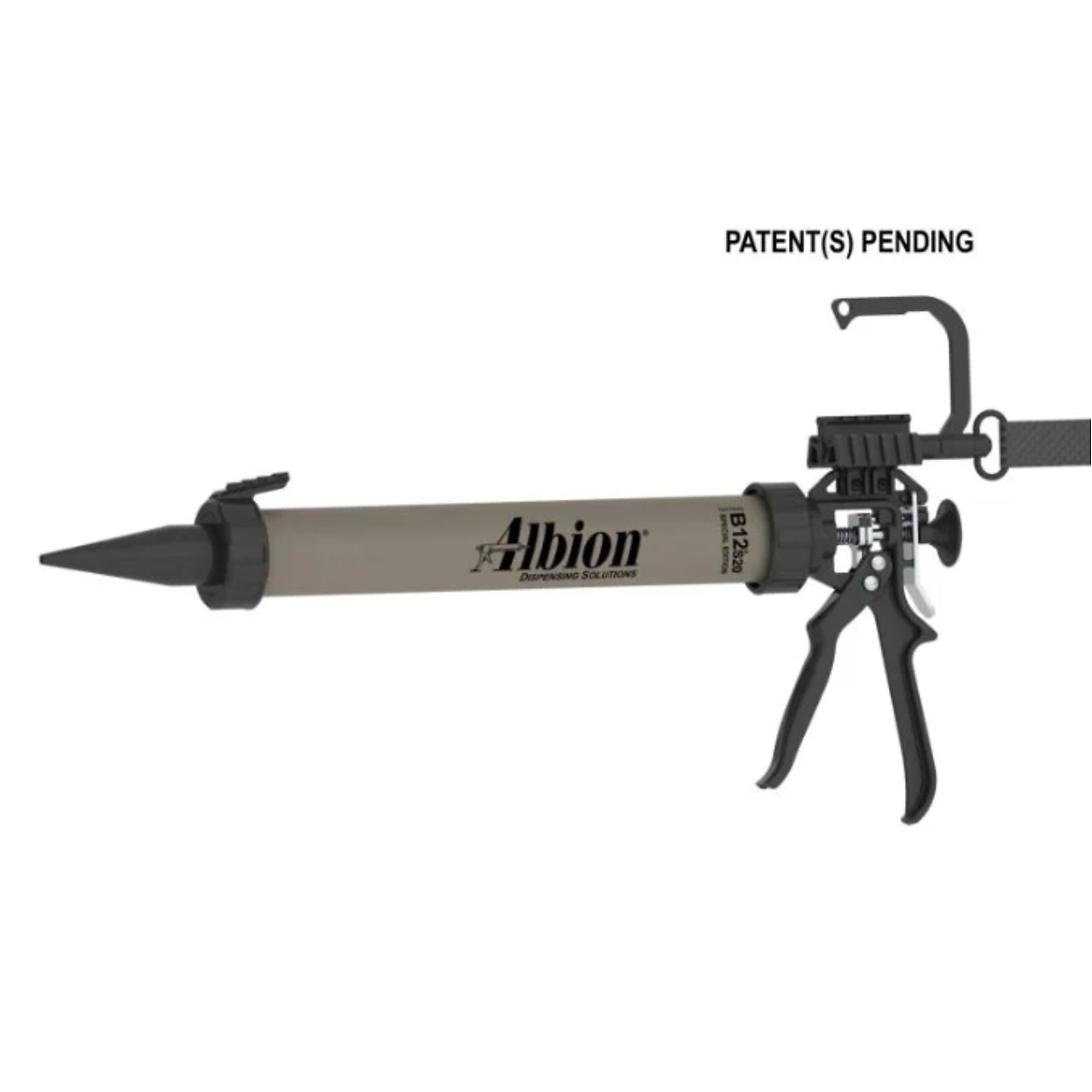 Special Edition! 20oz B-Line Sausage Gun with Picatinny Rail Mounts and Integrated Hook